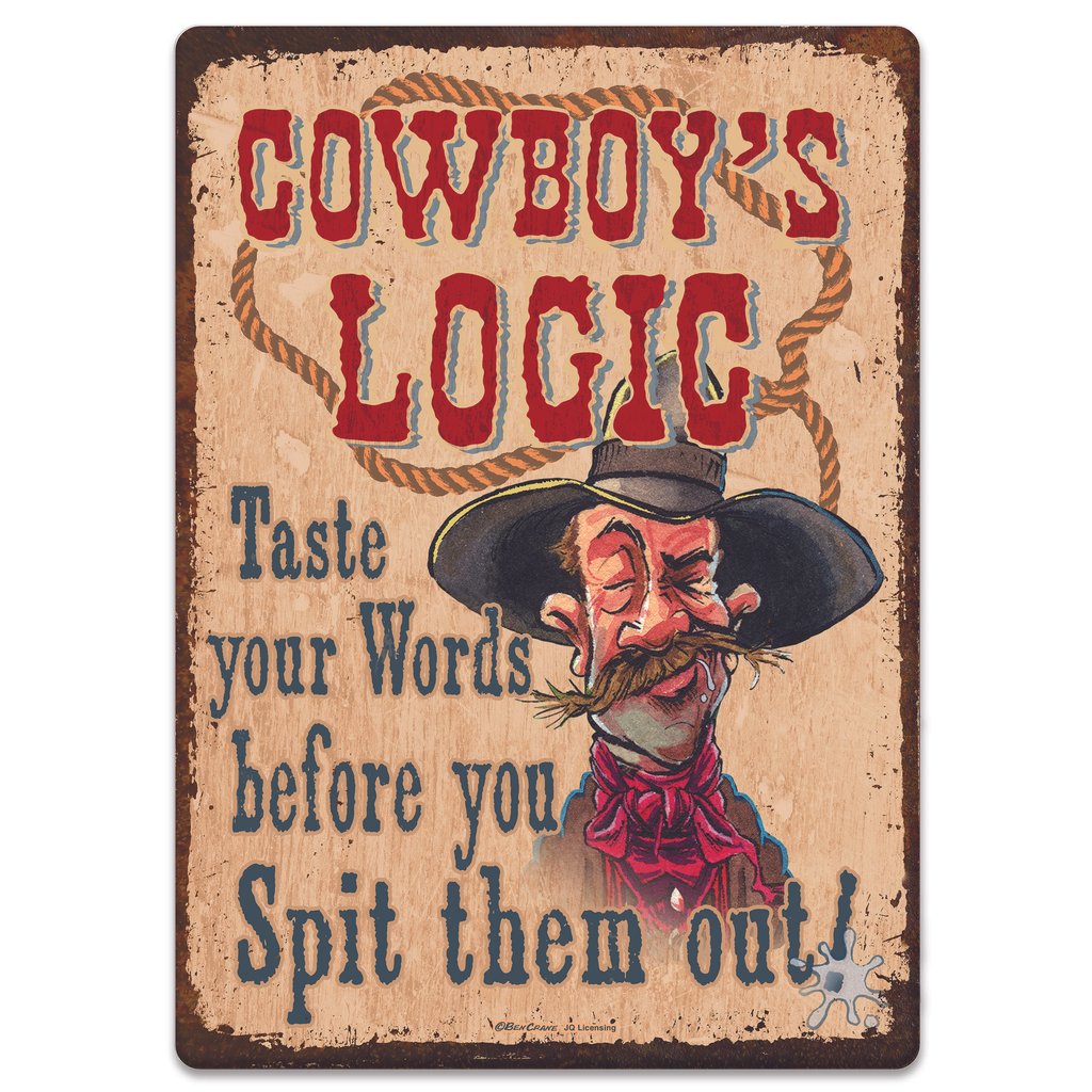 Funny Cowboy Sign