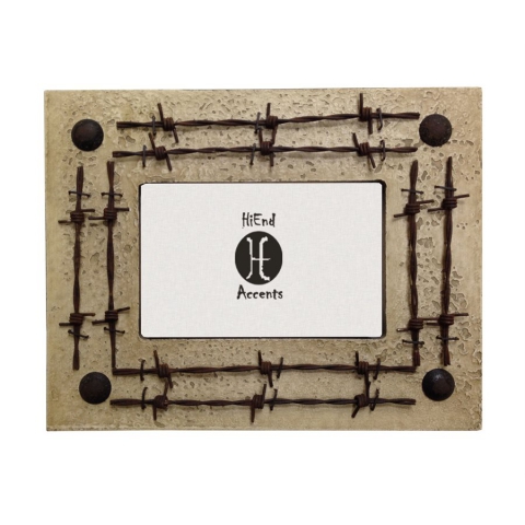 Barbwire Picture Frame